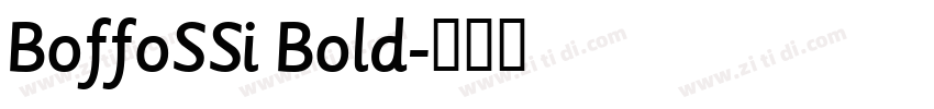 BoffoSSi Bold字体转换